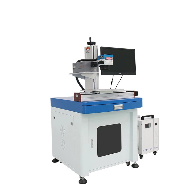 Portable Type 10W UV Laser Marking Machine For PVB ABS PC